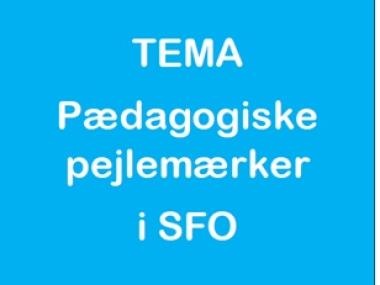 Pædagogiske pejlemærker i SFO