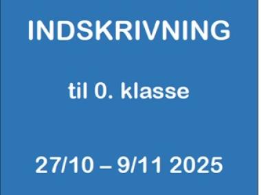Indskrivning til 0. klasse