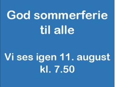 God sommerferie